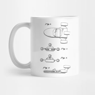 Ariel Toy Vintage Patent Hand Drawing Mug